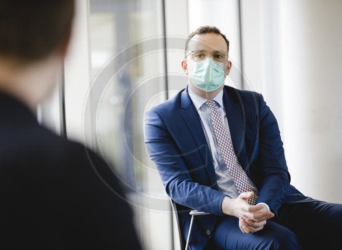 BM Spahn besucht Uniklinik Duesseldorf