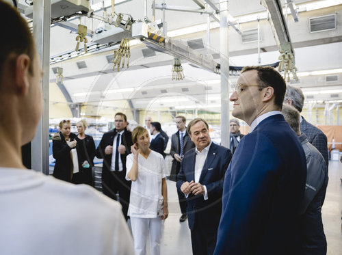 BM Spahn besucht Uniklinik Duesseldorf