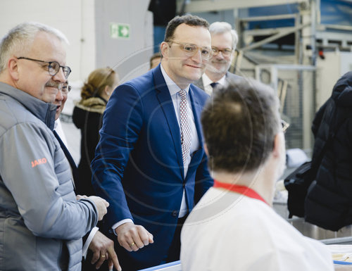 BM Spahn besucht Uniklinik Duesseldorf