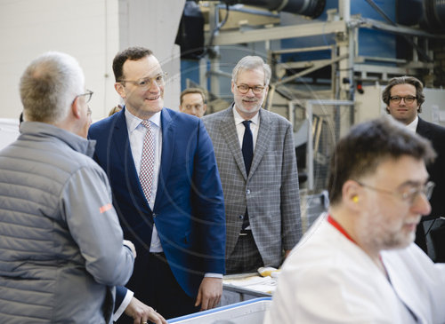 BM Spahn besucht Uniklinik Duesseldorf