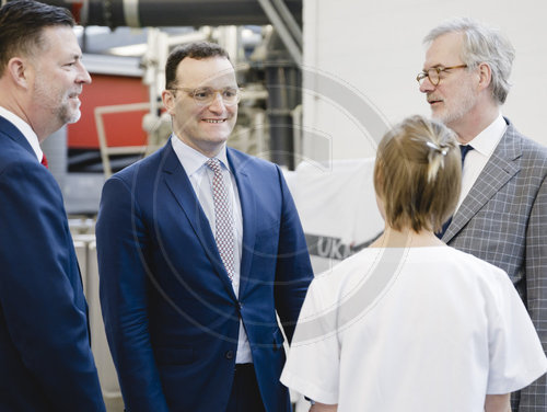 BM Spahn besucht Uniklinik Duesseldorf