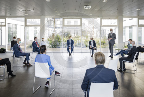 BM Spahn besucht Uniklinik Duesseldorf