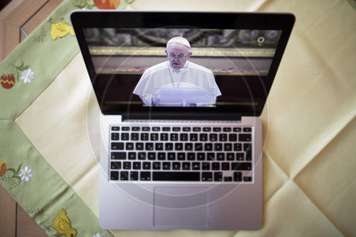 Ostermesse durch Papst Franziskus