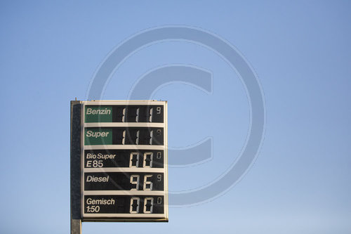 Niedriger Benzinpreis