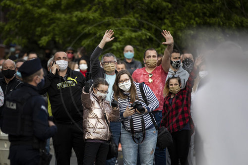 Protest gegen Grenzschliessung