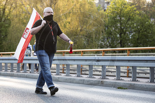 Protest gegen Grenzschliessung