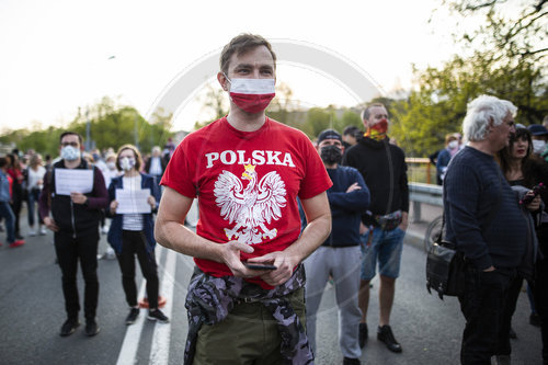 Protest gegen Grenzschliessung