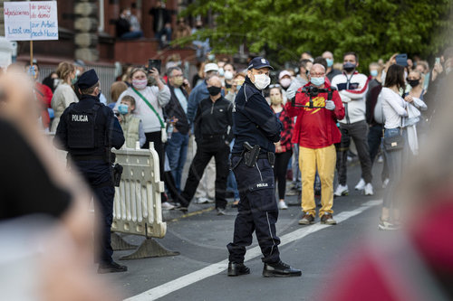 Protest gegen Grenzschliessung