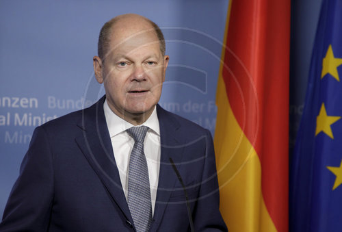 BM Scholz und der FM Le Maire vor ECOFIN Sitzung