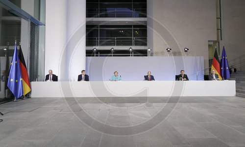 Pressekonferenz nach dem Koalitionsgipfel