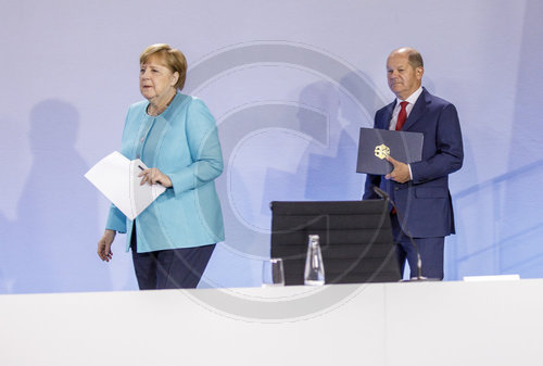 Pressekonferenz nach dem Koalitionsgipfel