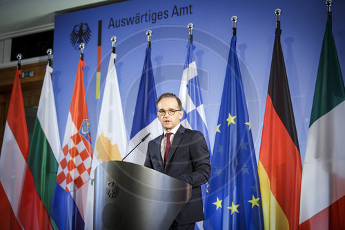 BM Maas bei PK nach Viko Nachbarschaftsdialog
