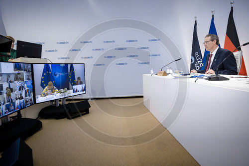 StS Miguel Berger bei Videokonferenz der General- und Staatssekretaere der EU