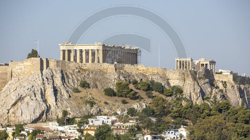 Blick auf die Akropolis in Athen