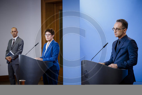 Aussenminister Maas bei Pressekonferenz