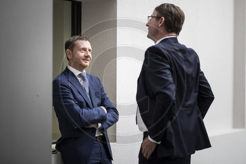 Michael Kretschmer und Roland Woeller