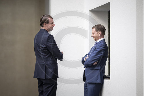 Michael Kretschmer und Roland Woeller