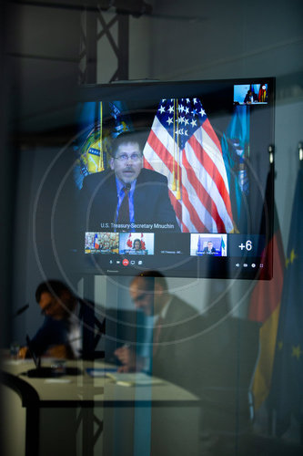 Videokonferenz der G7 im Bundesfinanzministerium