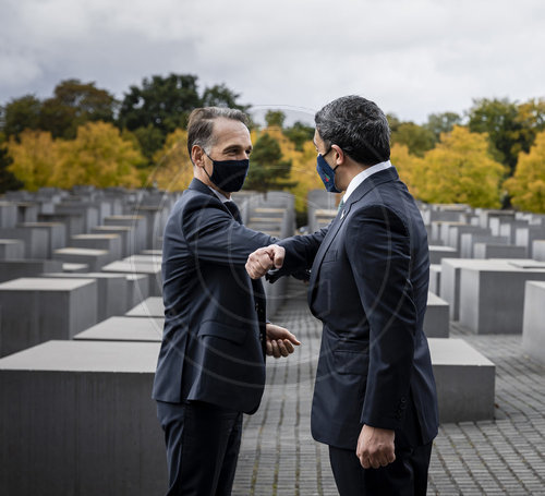 Aussenminister Maas besucht Denkmal fuer die ermordeten Juden Europas