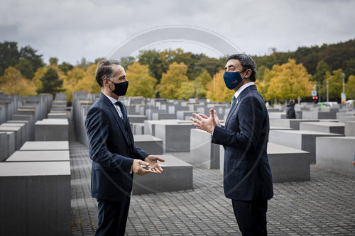 Aussenminister Maas besucht Denkmal fuer die ermordeten Juden Europas