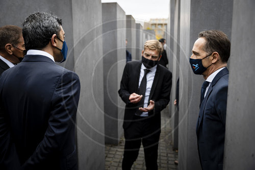 Aussenminister Maas besucht Denkmal fuer die ermordeten Juden Europas