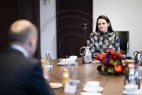 Finanzminister Scholz trifft Swetlana Tichanowskaja