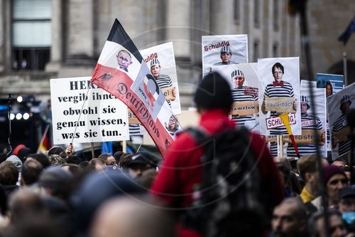 Corona-Demo in Berlin