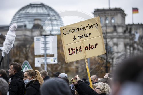 Corona-Demo in Berlin