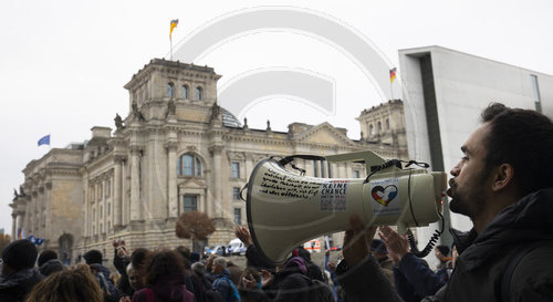 Demonstration am Bundestag