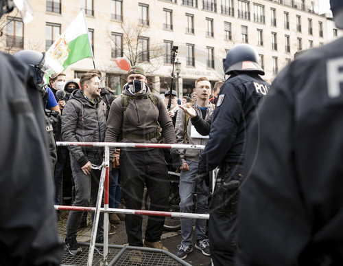 Corona-Proteste am 18.11.2020 in Berlin