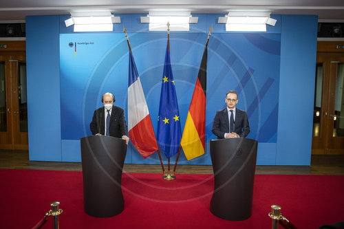 BM Maas trifft Le Drian am Rande der Sahel-Konferenz