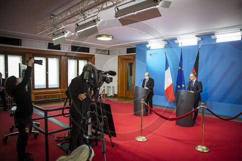 BM Maas trifft Le Drian am Rande der Sahel-Konferenz
