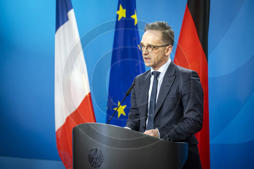 BM Maas trifft Le_Drian am Rande der Sahel-Konferenz