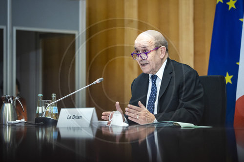 BM _Maas trifft Le Drian am Rande der Sahel-Konferenz