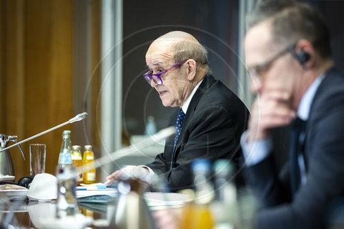 BM Maas trifft Le Drian am Rande der Sahel-Konferenz