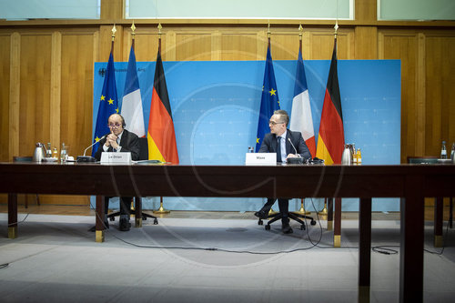 BM Maas trifft Le Drian am Rande der Sahel-Konferenz