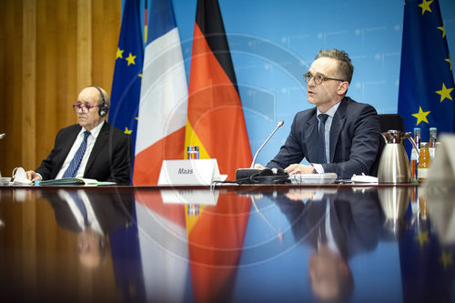 BM Maas trifft Le Drian am Rande der Sahel-Konferenz