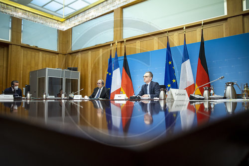 BM Maas trifft Le Drian am Rande der Sahel-Konferenz