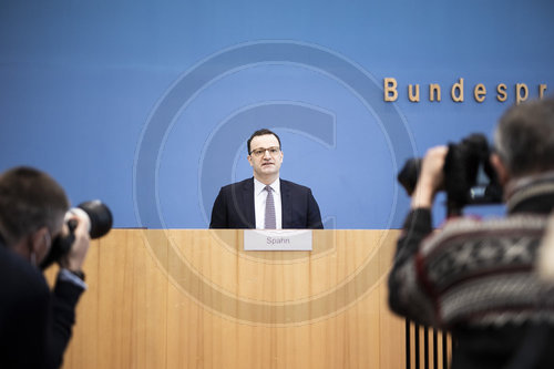 Pressekonferenz zur Corona-Lage in Deutschland