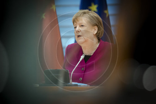 Angela Merkel vor 6. deutsch-chinesischen Regierungskonsultationen