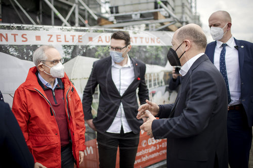 Olaf Scholz Kundgebung Tag der Arbeit