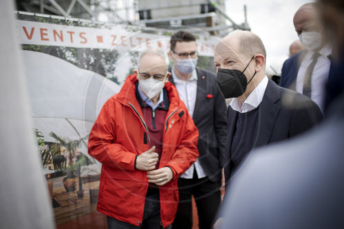 Olaf Scholz Kundgebung Tag der Arbeit