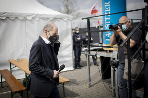 Olaf Scholz Kundgebung Tag der Arbeit