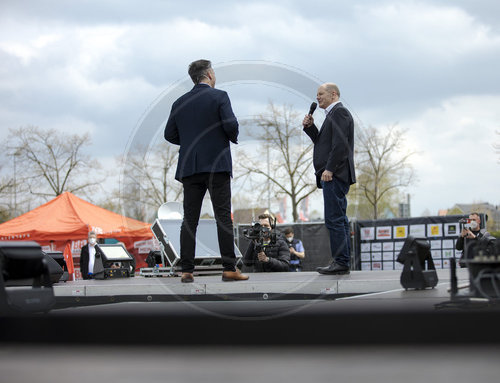 Olaf Scholz Kundgebung Tag der Arbeit