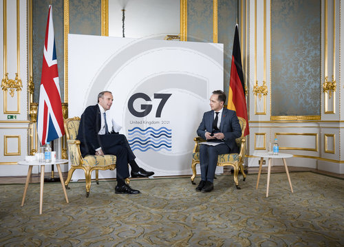 Aussenminister Maas bei G7 Treffen in London