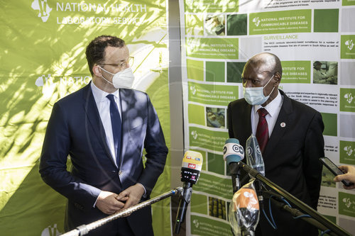 Jens Spahn reist nach Suedafrika