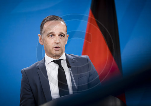 Bundesaussenminister Maas beim Berliner Prozess