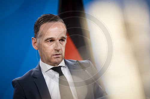 Bundesaussenminister Maas beim Berliner Prozess