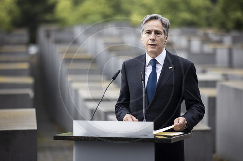 US-Aussenminister Blinken besucht Holocaust-Mahnmal