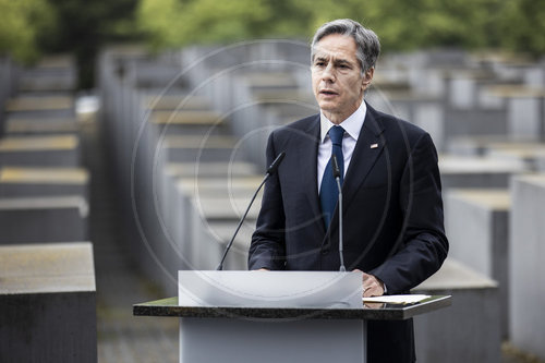 US-Aussenminister Blinken besucht Holocaust-Mahnmal